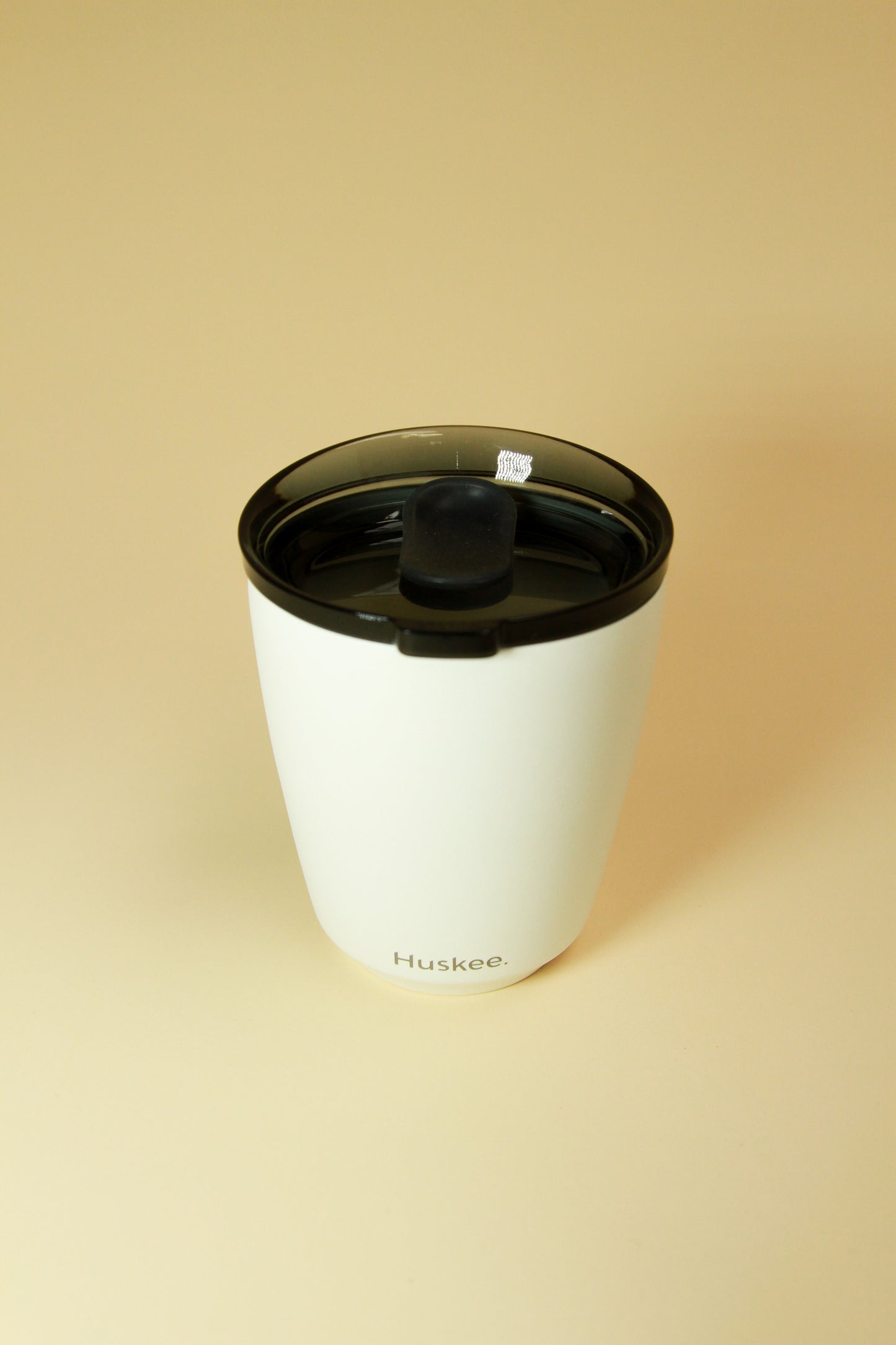 Husky white stainless steel 8Oz cup with lid
